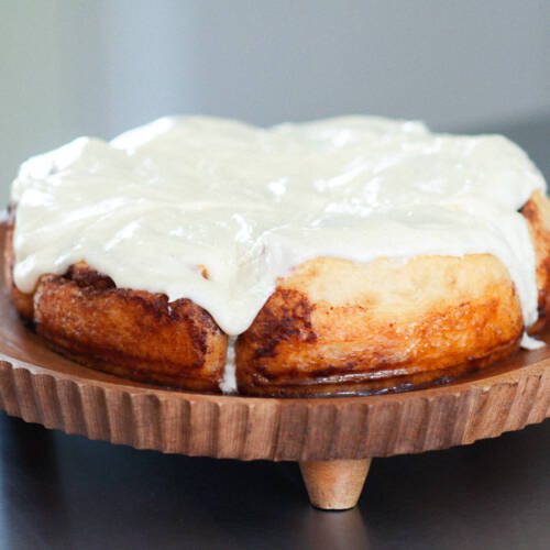 Pull-Apart Cinnamon Bun Cake